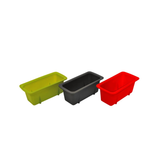 Moule Mini Cake Silicone Toptrend Moule à Pain En Silicone De 26 Cm Avec Cadre Renforcé En Moule Four Micro-ondes Lave-vaisselle