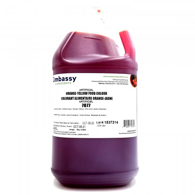 Orange-yellow food coloring - Embassy | Aubut (5080)