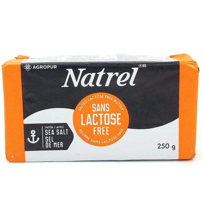 Salted lactose free butter Natrel Aubut (1133)