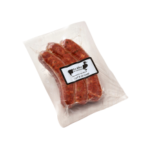 Délice de Charlevoix Frozen red wine and shallot venison sausages