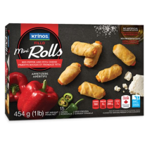 Krinos Fillo Frozen red pepper and feta mini rolls