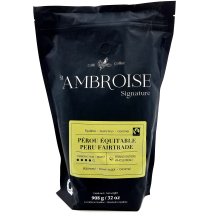 St-Ambroise Signature Coffee fair trade beans half-black