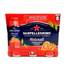 SanPellegrino Aranciata rossa sparkling beverage [can+dep]