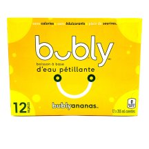 Bubly Pinneaple sparkling water [can+dep]