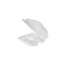 Table accent 3665135 Container with flap PP 9x9x3in 3 comp.