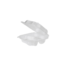 Table accent 3665130 PP flap container 3 comp. 8x8x3in