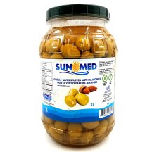 Sun Med Greens olives stuffed with almonds