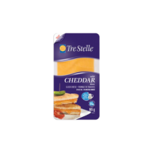 Tre Stelle Fromage cheddar jaune tranché [env. 0.55kg]