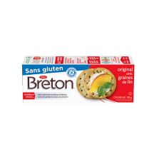 Breton Craquelin avec graine de lin sans gluten
