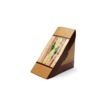 Grab N Go Compostable triangle sandwich container Grab N Go Compostable triangle sandwich container