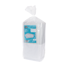 Cafe Express WHITE RECT CONT+LID SET 27oz