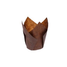 Lapaco Moule à muffin brun 175mm tulipe