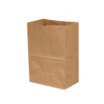Sac en papier brun 12x7x17po image #13445