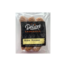 Délice de Charlevoix Saucisses bière rousse surgelées