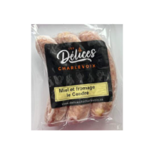 Délice de Charlevoix Saucisses miel et fromage le cendré surgelées