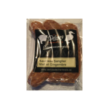 Délice de Charlevoix Frozen honey and ginger boar sausages