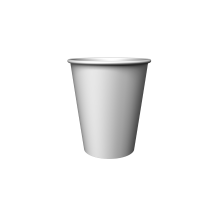 Générique White coffee glass 16oz 90mm