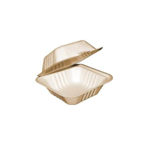 Table Accents 3664105 Compstable container whit flap 6in Table Accents 3664105 Compstable container whit flap 6in