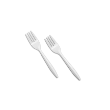 Table Accents White PP fork