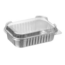 Aluminum container + lid rectangle 430ml image #14090