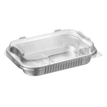 Contenant 750ml aluminium rectangle + couvercle image #14091