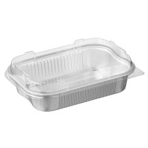 Aluminum container + lid rectangle 1026ml image #14092