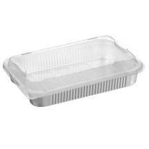 Contenant 1920ml aluminium rectangle + couvercle image #14095