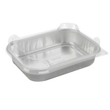 Contenant 580ml aluminium rectangle + couvercle image #14101