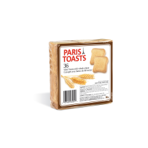 Paris toasts Whole wheat mini toasts