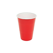 Café Express Verres bière rouge 18on plastique PP