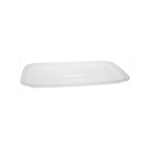 Pactiv TV7524P Clear PET serving tray 18x11.3x1in