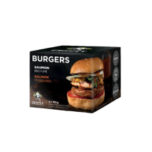 Grizzly Frozen burgers salmon smoked BBQ