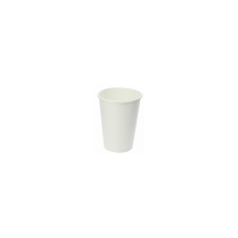 Table Accents 12oz white cardboard glass for cold drinks