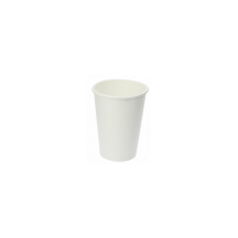Table Accents 16oz white cardboard glass for cold drinks