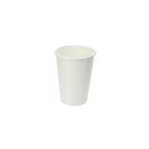 Table Accents 20oz white cardboard glass for cold drinks