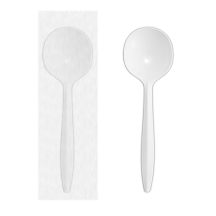 Table Accents Ind. wrapped PP soup spoon