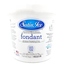 Satin Ice White vanilla ice rolled