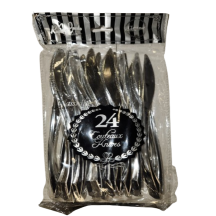 Rapido Presto Silver plastics knives