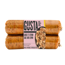 Gusta Saucisse de blé végane sauge et citron