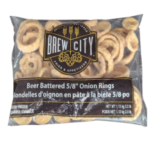 Brew City Golden black onion rings