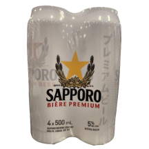 Sapporo Japanese lager type beer [can+dep]