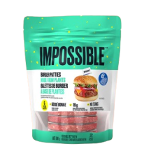 Impossible food Frozen plant based burger