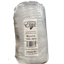 Chef Elite 1964125 26oz PP plastic lids 148mm