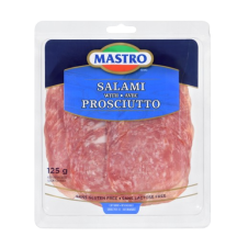 Mastro Sliced salami with prosciutto