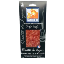 Papille Sliced black pepper rosette de Lyon