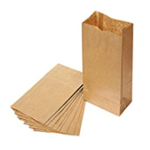 Sac Frontenac Brown paper bag for beers