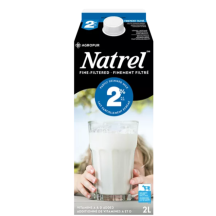 Natrel Lait 2% finement filtré