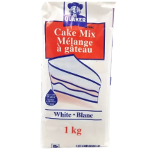 Quaker White cake mix