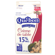 Québon ultra crème Table cream 15%