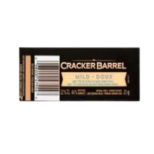 Cracker Barrel Fromage cheddar jaune doux en portion